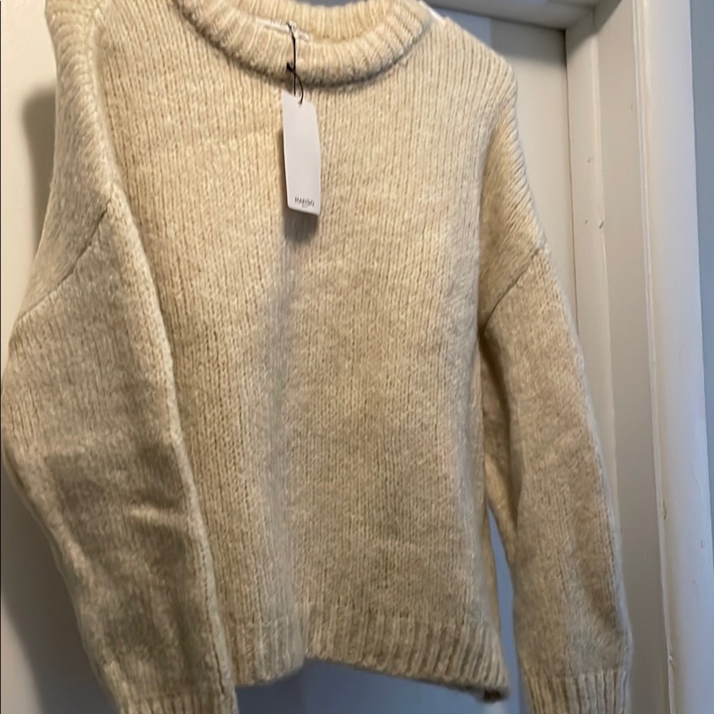 Mango Cozy Cream Sweater
